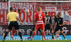 Der Kopfballtreffer von Unions Ilyas Ansah zählte nicht. 