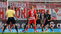 Der Kopfballtreffer von Unions Ilyas Ansah zählte nicht. 