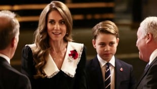 Prinzessin Kate und Prinz George  in der Royal Albert Hall