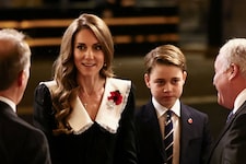 Prinzessin Kate und Prinz George  in der Royal Albert Hall