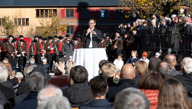 Landeshauptmann Markus Wallner bei seiner Eröffnungsrede.