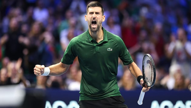 Novak Djokovic feierte euphorisch.