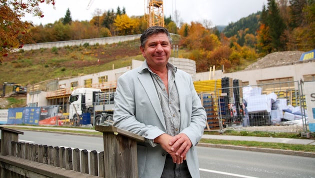 Das neue Feuerwehrhaus war keine leichte Partie für Bürgermeister Willibald Bodner.