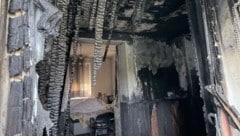 Der Brand machte das Haus unbewohnbar. 