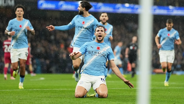 Great jubilation at Manchester City