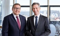 Energie-Vorstände Martin Graf und Werner Ressi.