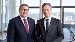 Energie-Vorstände Martin Graf und Werner Ressi.