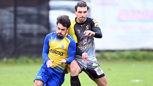 Adrian Schindler (re.) hat bereits 26 Ligatore erzielt.