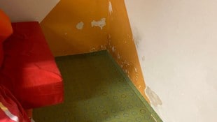 Foto aus dem Schlafraum des örtlichen Kindergartens in Alberndorf.