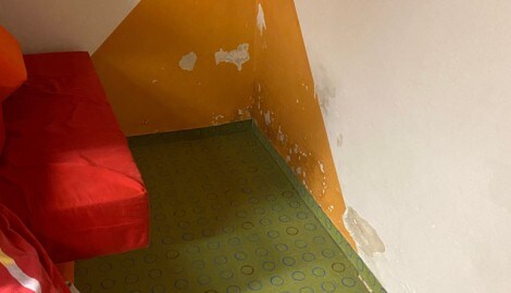Foto aus dem Schlafraum des örtlichen Kindergartens in Alberndorf.
