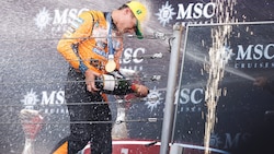 Lando Norris ließ sich in Brasilien feiern. 