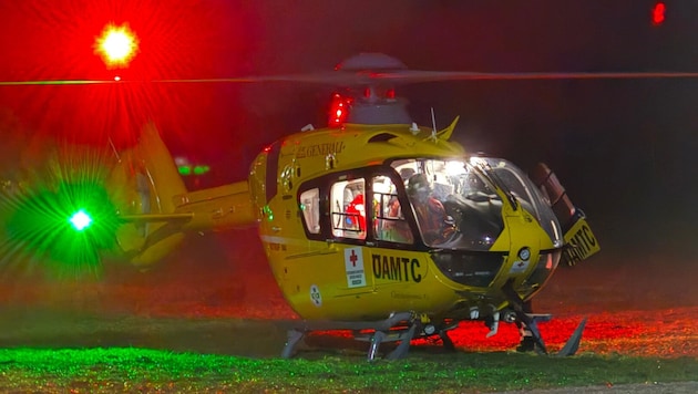 Mit dem Heli wurde der Amerikaner am Untersberg gerettet.