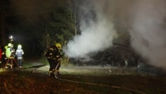 Der Holzstoß dürfte schon länger gebrannt haben