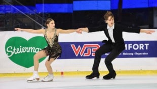 Paola Jurisic (li.) und Michail Savenkov überzeugten in Graz.