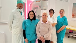 Helene P. mit dem Team der Klinik Hietzing