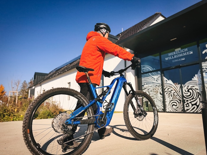 Kurzer Zwischenstopp im Bio-Landgut Esterhazy.