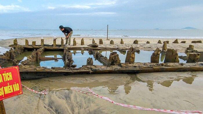 Das Wrack soll nun ausgegraben und konserviert werden.