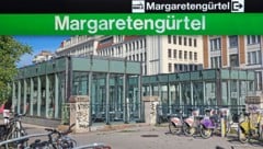 Auch der Margaretengürtel rund um die U4-Station hat sich mittlerweile zu einem Drogenhotspot ...