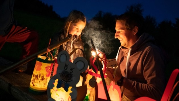 Der Laternenumzug gehört zu Martini – ist ein „Teil unserer Identität“, findet ...