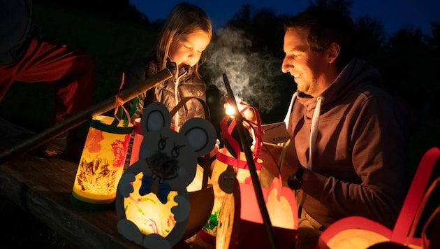 Der Laternenumzug gehört zu Martini – ist ein „Teil unserer Identität“, findet ...