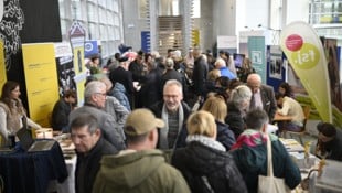 Das Interesse an der Freiwilligenmesse im Regierungsviertel war enorm.