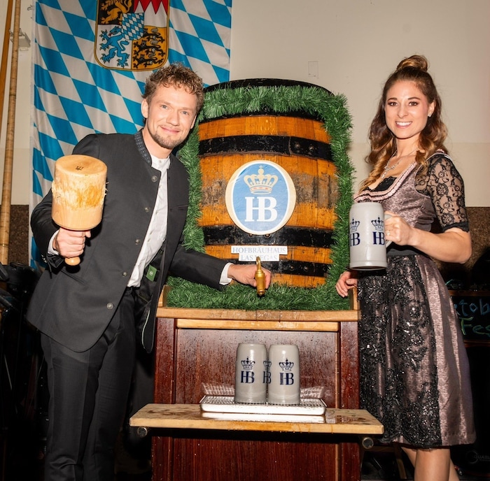 Bieranstich im Hofbräuhaus in Las Vegas