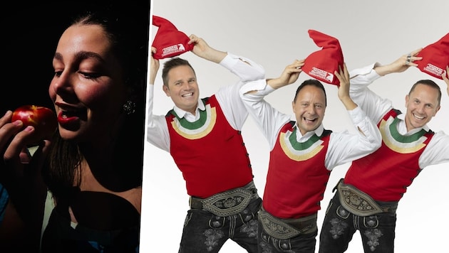 Die jungen Zillertaler helfen dem Theaterverein für „Schneewittchen und die sieben Zwerge“ aus.