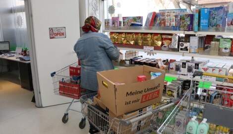 Beim Vinzimarkt kann man mit der Sachleistungskarte nicht bezahlen, was für Ärger sorgt.