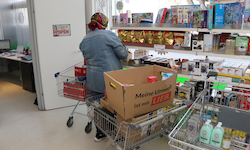 Beim Vinzimarkt kann man mit der Sachleistungskarte nicht bezahlen, was für Ärger sorgt.