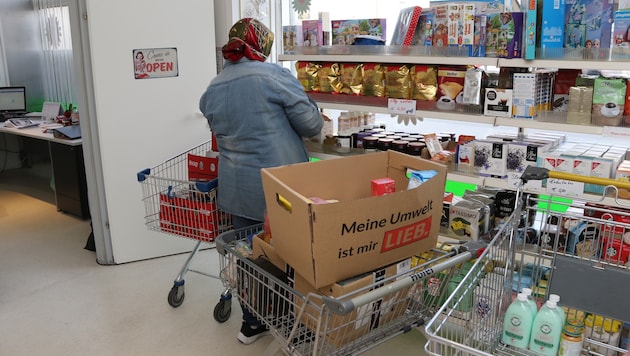 Beim Vinzimarkt kann man mit der Sachleistungskarte nicht bezahlen, was für Ärger sorgt.