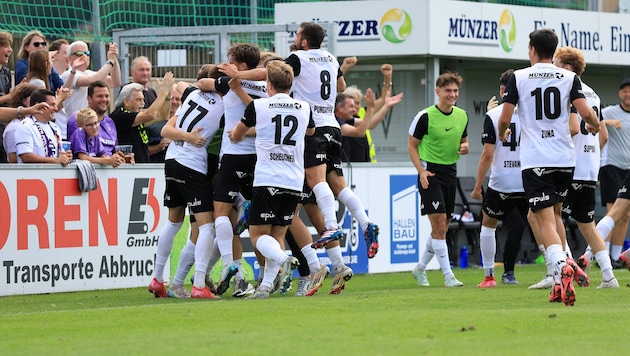 Grund zum Jubeln hatte Voitsberg im Regionalliga-Herbst genug.