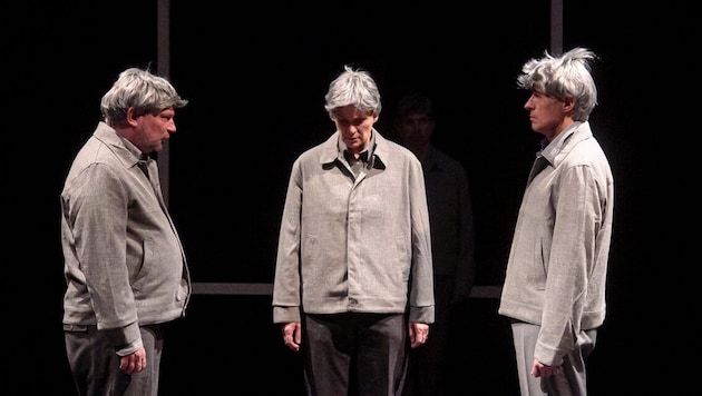 Werner Halbedl, Sissi Noé und Andres Stangl in „Was wo“