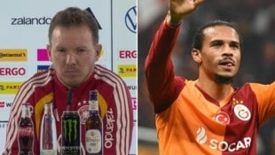 Julian Nagelsmann (l.) und Leroy Sane