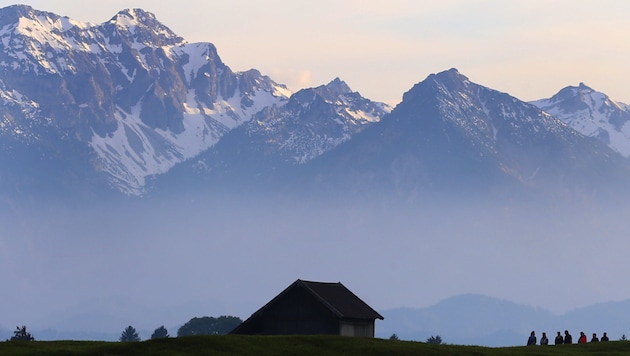 In den Allgäuer Alpen herrschen schon winterliche Bedingungen. (Symbolbild)