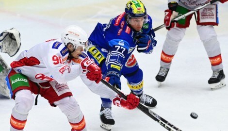 Matt Fraser (li.) und Philipp Lindner prallen am Freitag aufeinander.