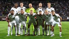 Drei Fragezeichen im ÖFB-Aufgebot: David Alaba (hinten links), Romano Schmid (vorne 3.v.r.) und ...