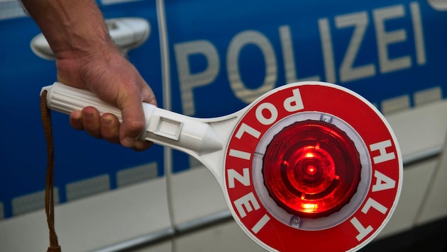 Eine deutsche Zivilstreife kontrollierte einen Pkw aus Oberösterreich.