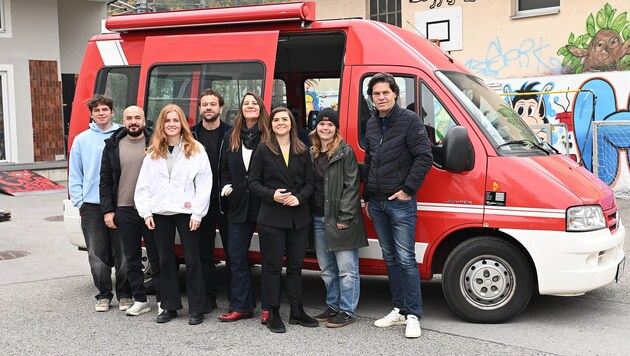 Alte Farbe, neue Funktion: Die OJ Feldkirch hat jetzt ein eigenes Fahrzeug.