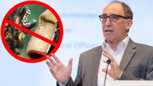 Der damalige Minister Johannes Rauch ließ das umstrittene Beiß- und Angriffstraining am letzten ...