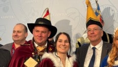 Das neue Landesprinzenpaar Prinz Luftikus XXXX (Hannes Schepp) und Prinzessin Michaela II. ...