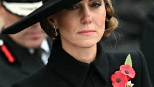 Prinzessin Kate besuchte am Dienstag zum ersten Mal den Gedenkgottesdienst im National Memorial ...