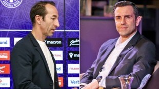 Manuel Ortlechner (li.) muss abdanken, eine violette Klublegende übernimmt.