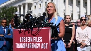 Die Republikanerin Greene forderte zuletzt immer wieder von Trump, sich mehr auf die Probleme in ...