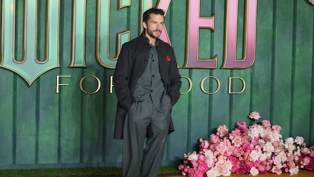 Der britische Schauspieler Jonathan Bailey bei der „Wicked 2“-Premiere