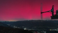 Auf der Livecam der Goldalm Goldeck konnte das Naturschauspiel beobachtet werden. 