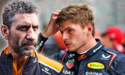 Andrea Stella (l.) ist der Motorenwechsel von Max Verstappens Boliden nicht ganz geheuer.