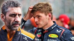 Andrea Stella (l.) ist der Motorenwechsel von Max Verstappens Boliden nicht ganz geheuer.