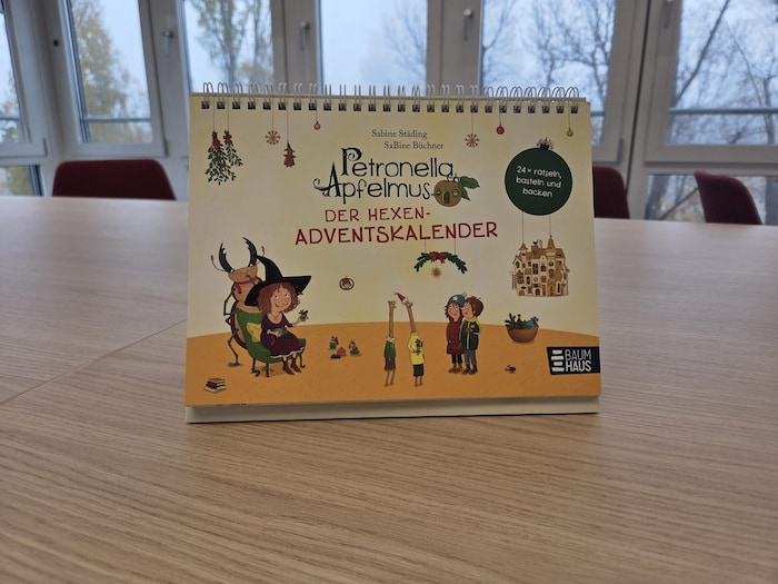 Der Aufstellkalender ist ein netter Hingucker ...