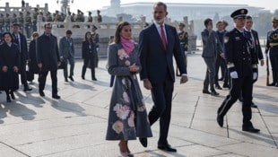 Königin Letizia und König Felipe von Spanien sind auf Staatsbesuch in China. 