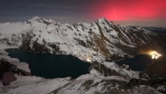 An den Kapruner Stauseen waren die Polarlichter gut zu sehen. 